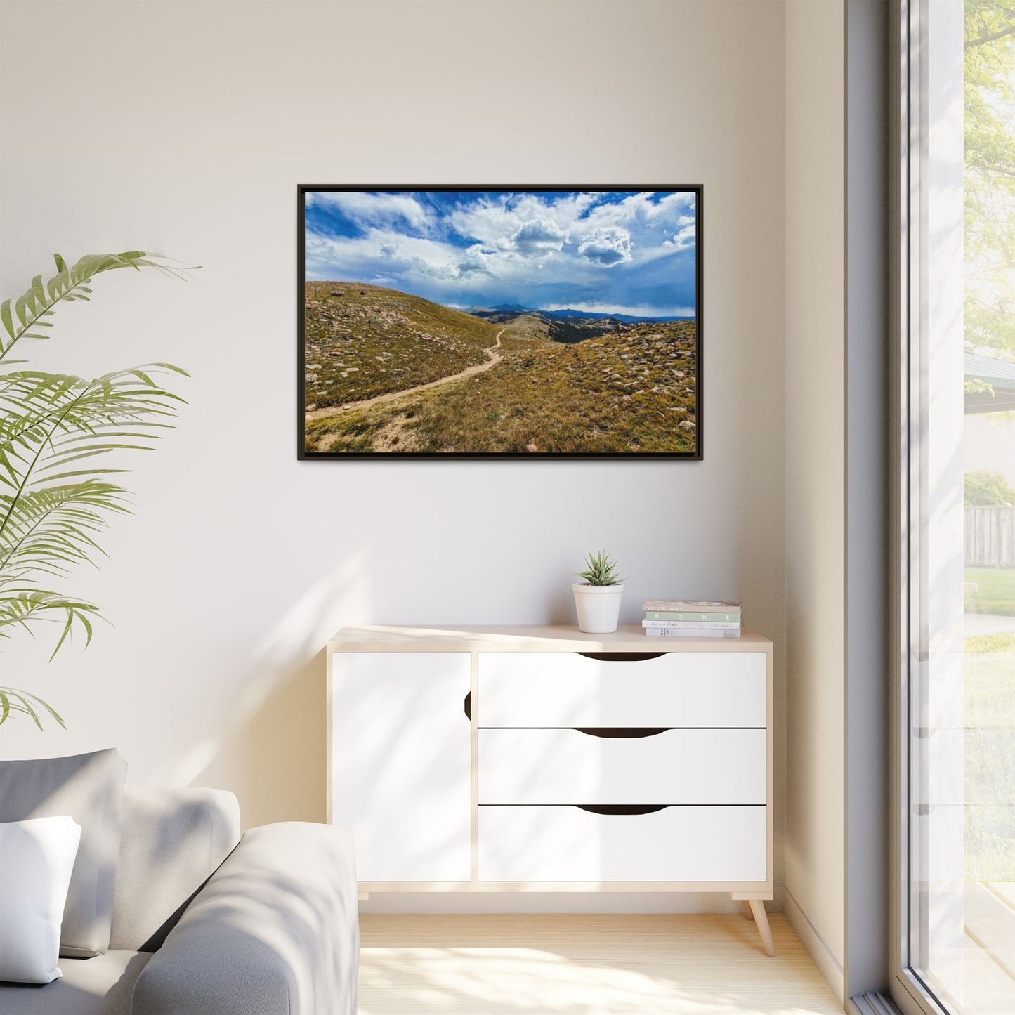 Framed Canvas Print - Collegiate West - Colorado Trail