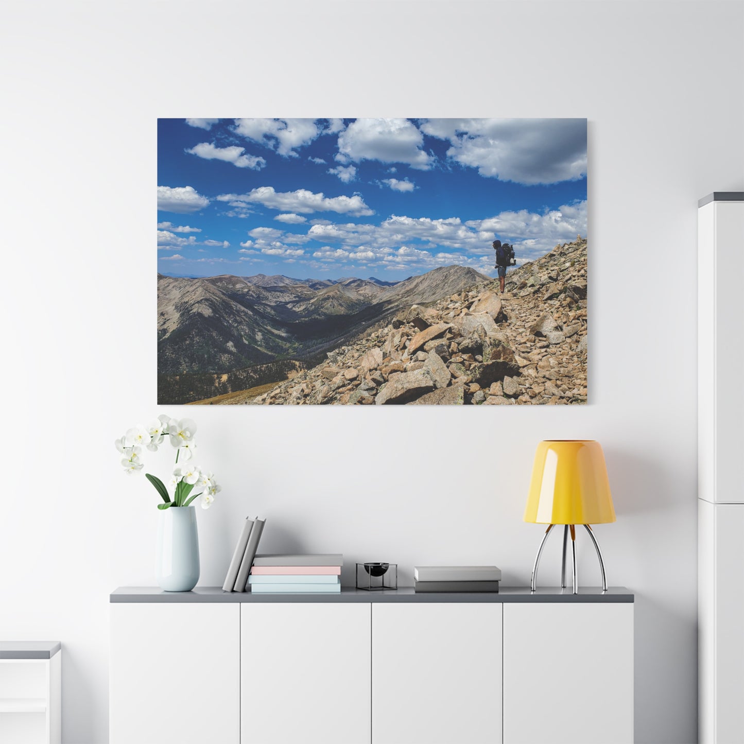 Wrapped Canvas Print - Backpacking Collegiate West