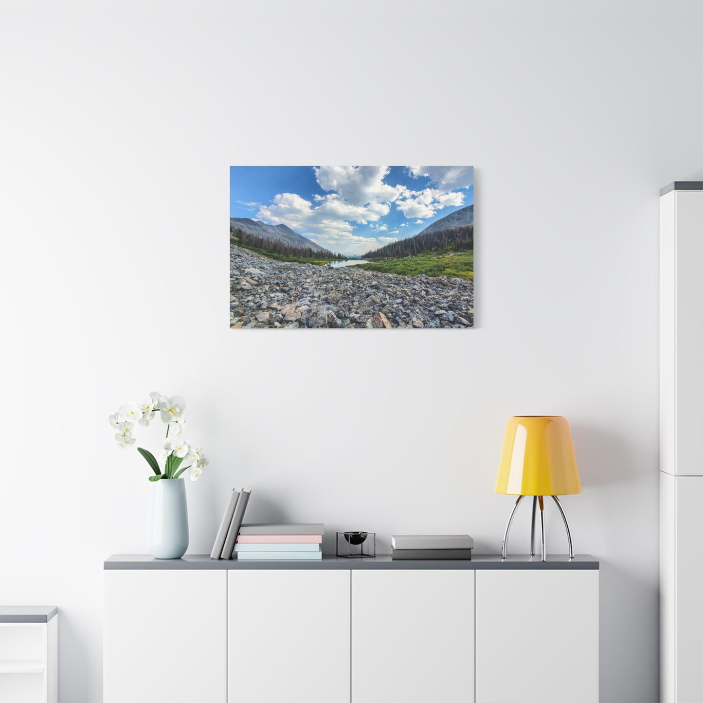 Wrapped Canvas Print - Alpine Lake Along the Colorado Trail, Collegiate West