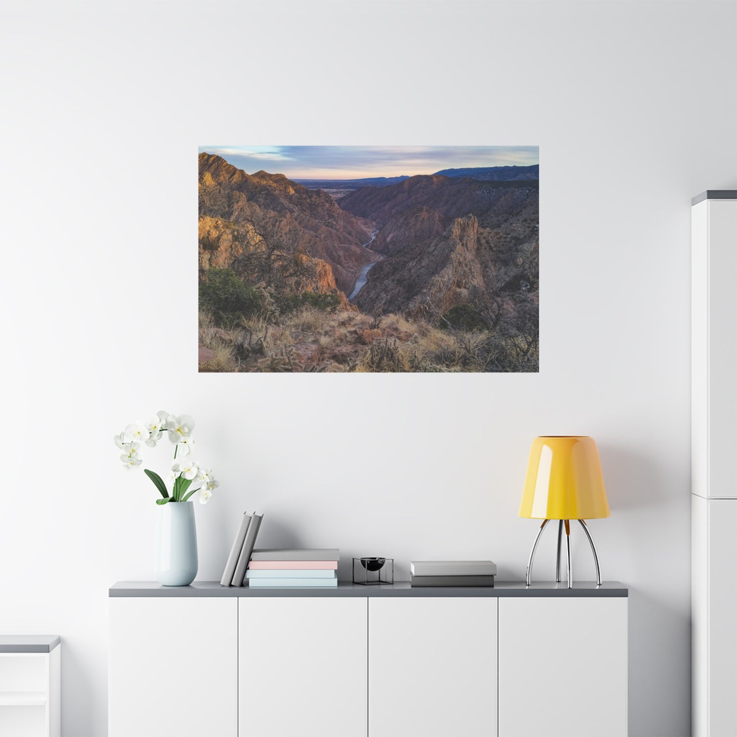 Wrapped Canvas Print - Royal Gorge, Colorado - Eastward View