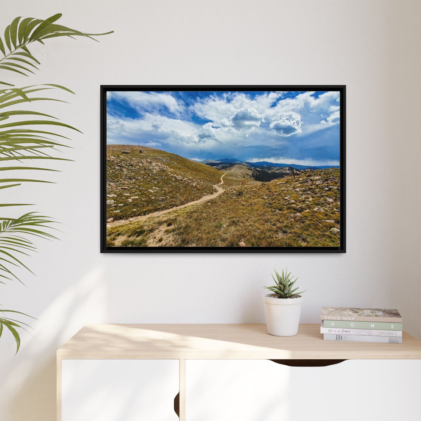 Framed Canvas Print - Collegiate West - Colorado Trail