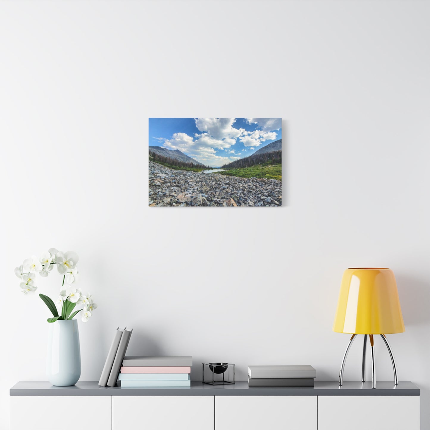 Wrapped Canvas Print - Alpine Lake Along the Colorado Trail, Collegiate West