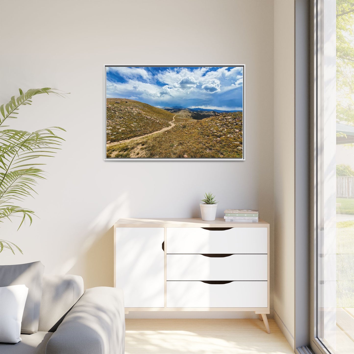 Framed Canvas Print - Collegiate West - Colorado Trail