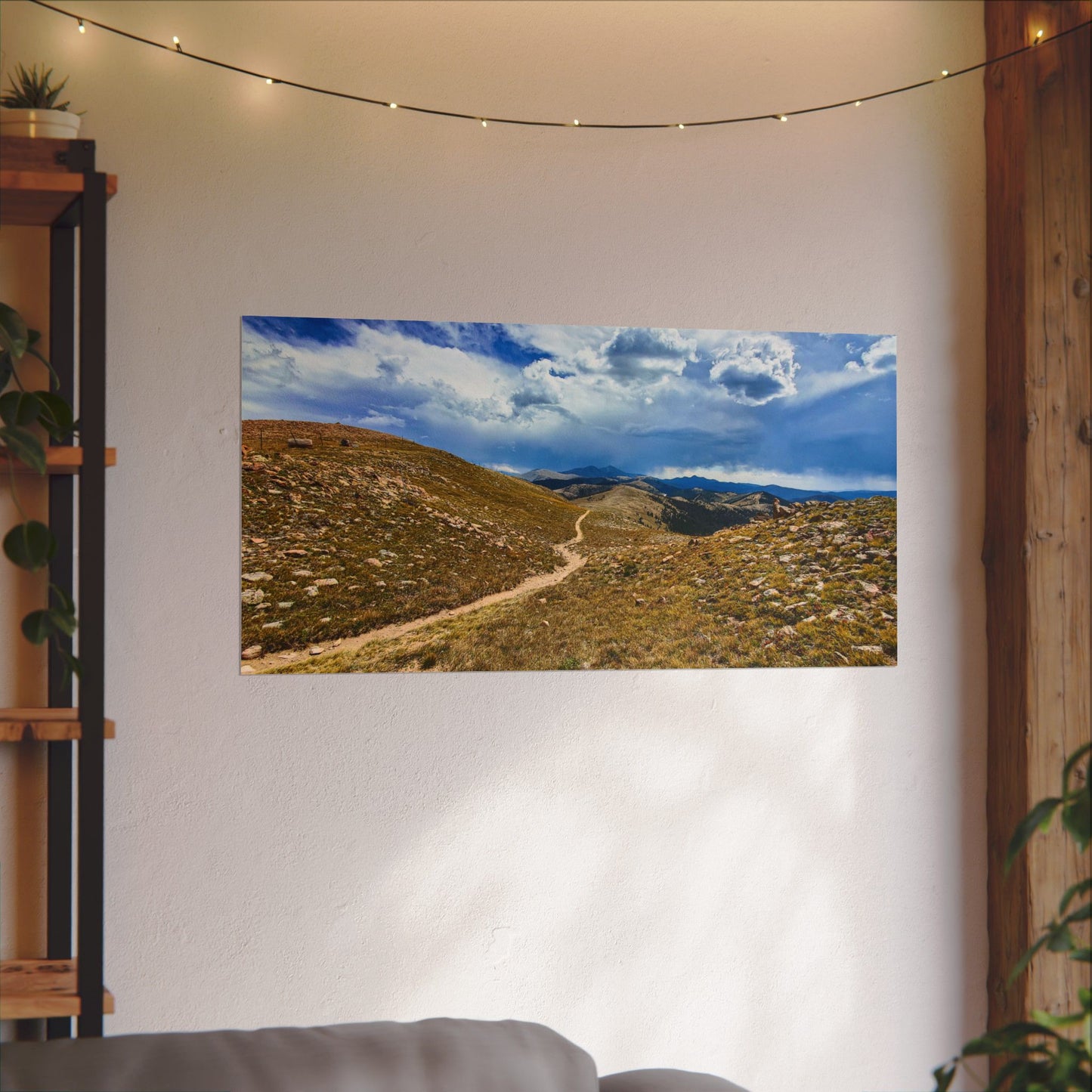 Textured Watercolor Poster - Colorado Trail - Collegiate West