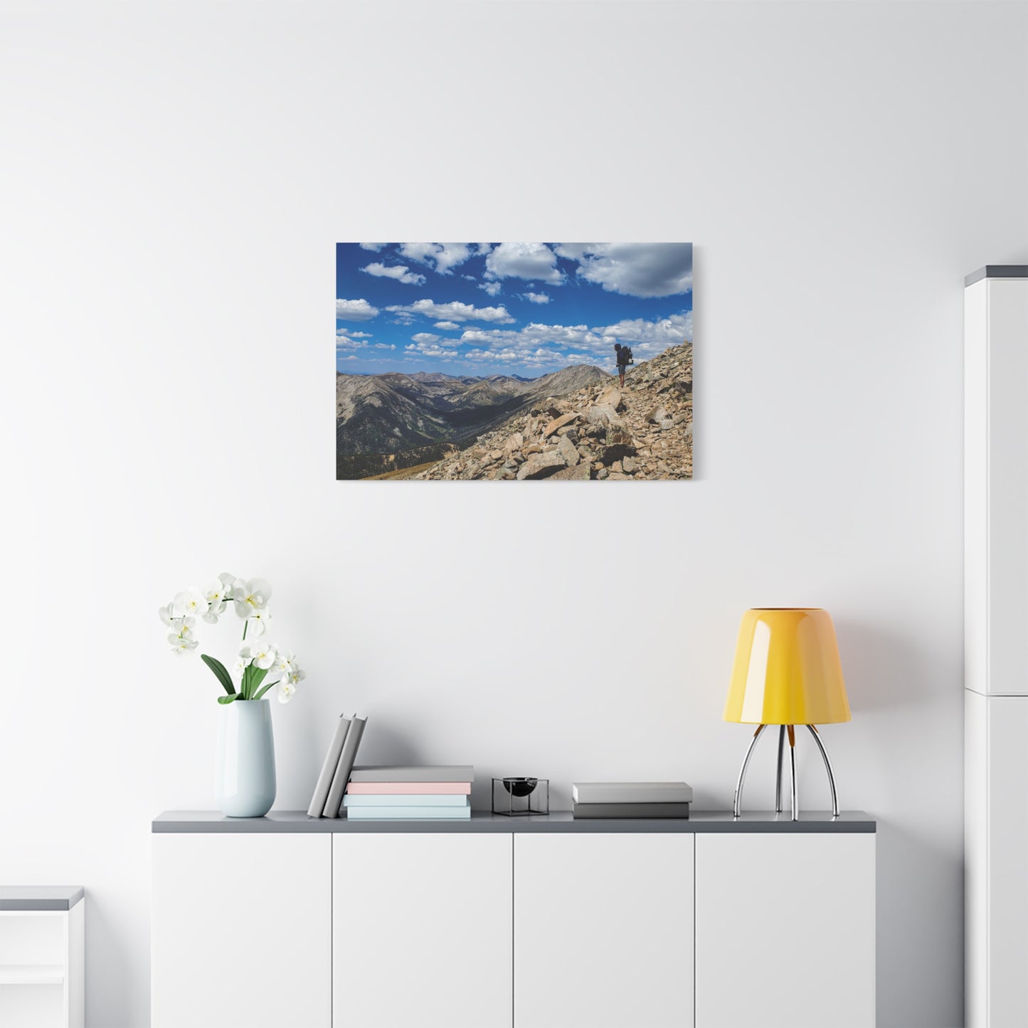 Wrapped Canvas Print - Backpacking Collegiate West