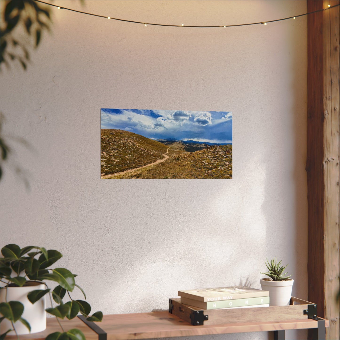 Textured Watercolor Poster - Colorado Trail - Collegiate West