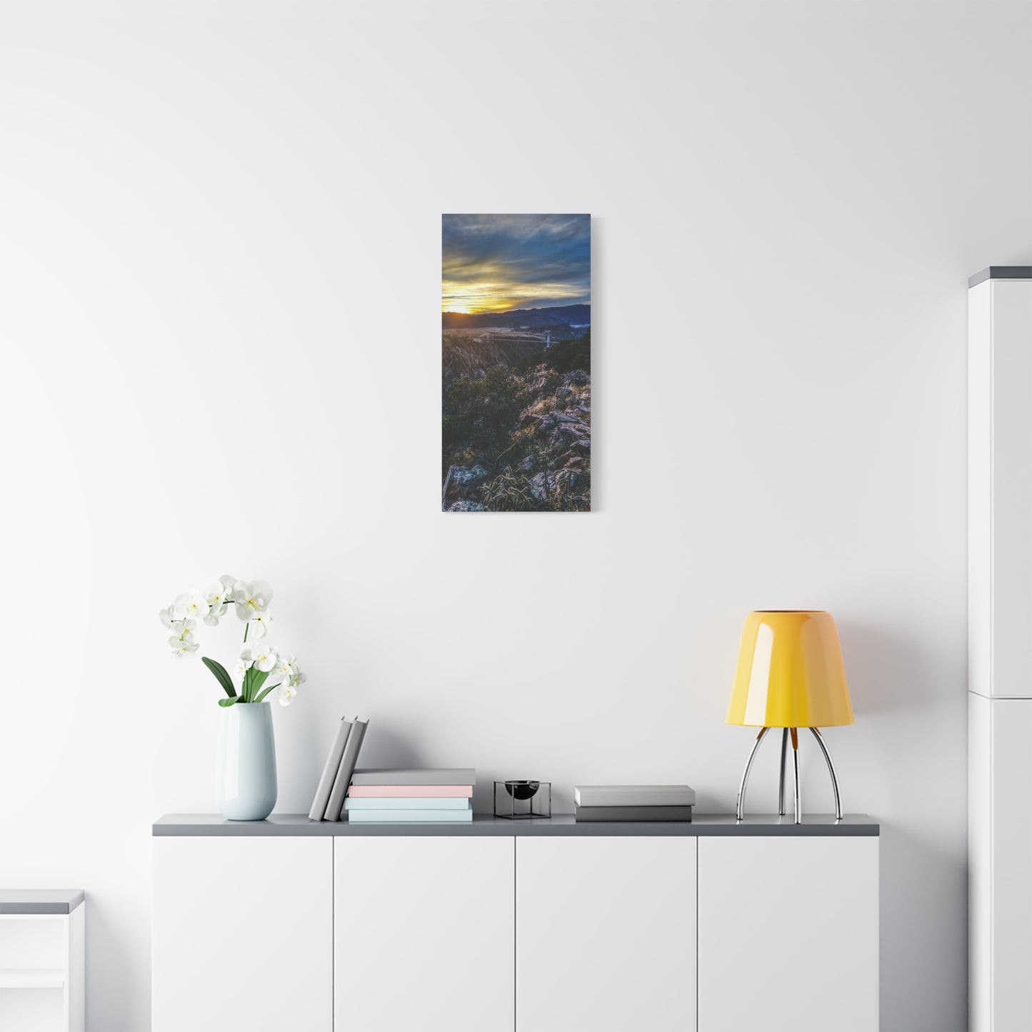 Wrapped Canvas Print - Royal Gorge Bridge - Sunset View