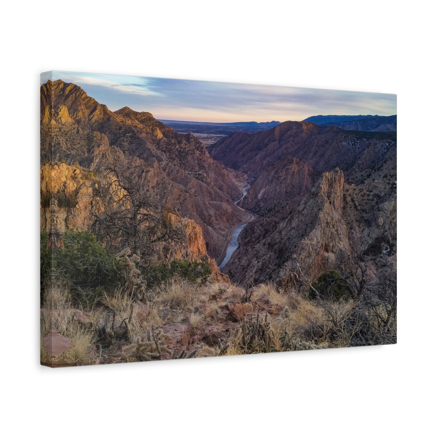 Wrapped Canvas Print - Royal Gorge, Colorado - Eastward View