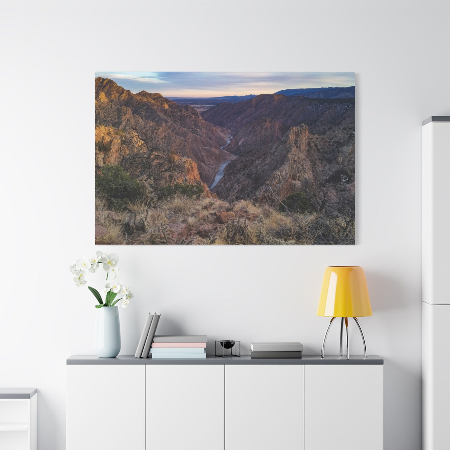 Wrapped Canvas Print - Royal Gorge, Colorado - Eastward View