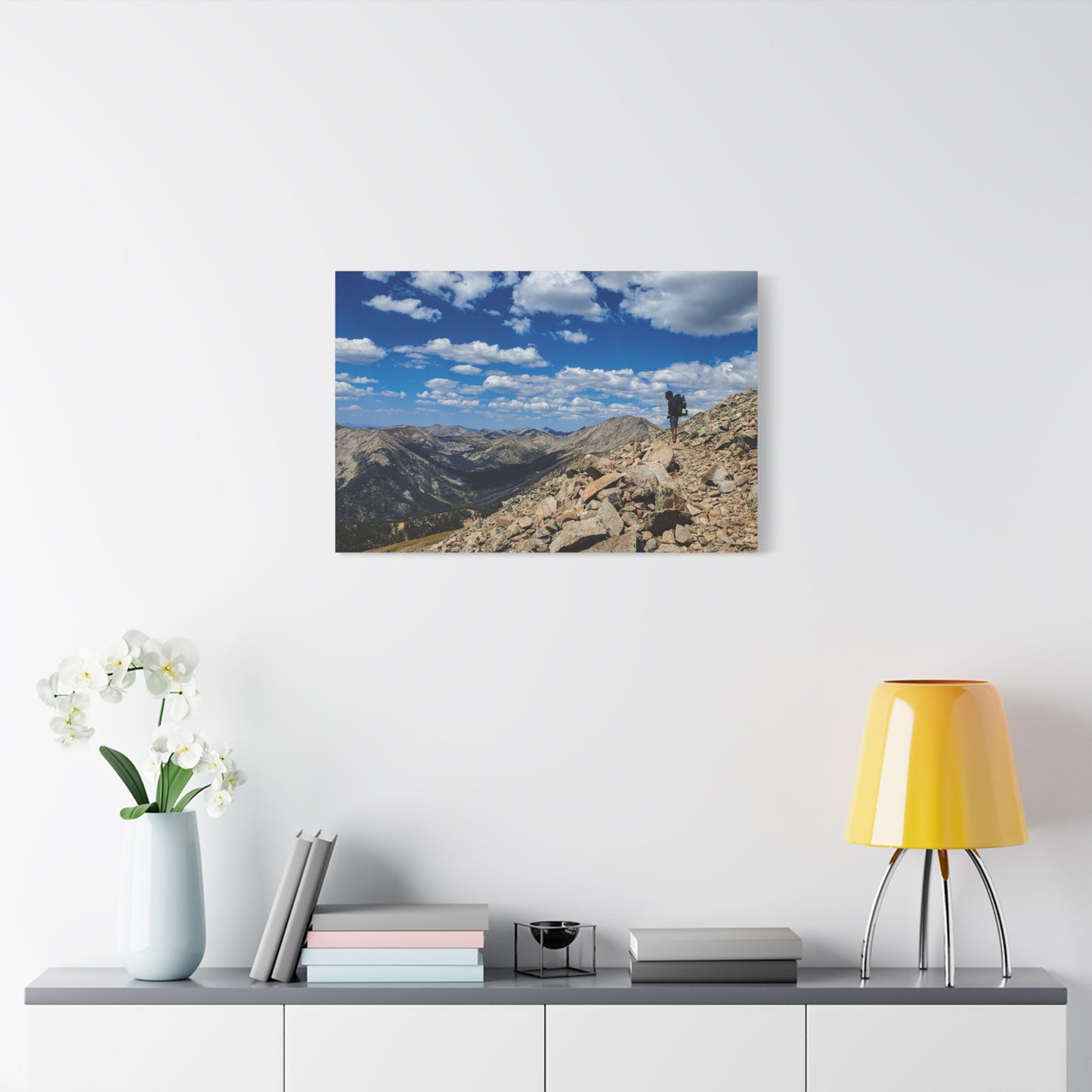 Wrapped Canvas Print - Backpacking Collegiate West
