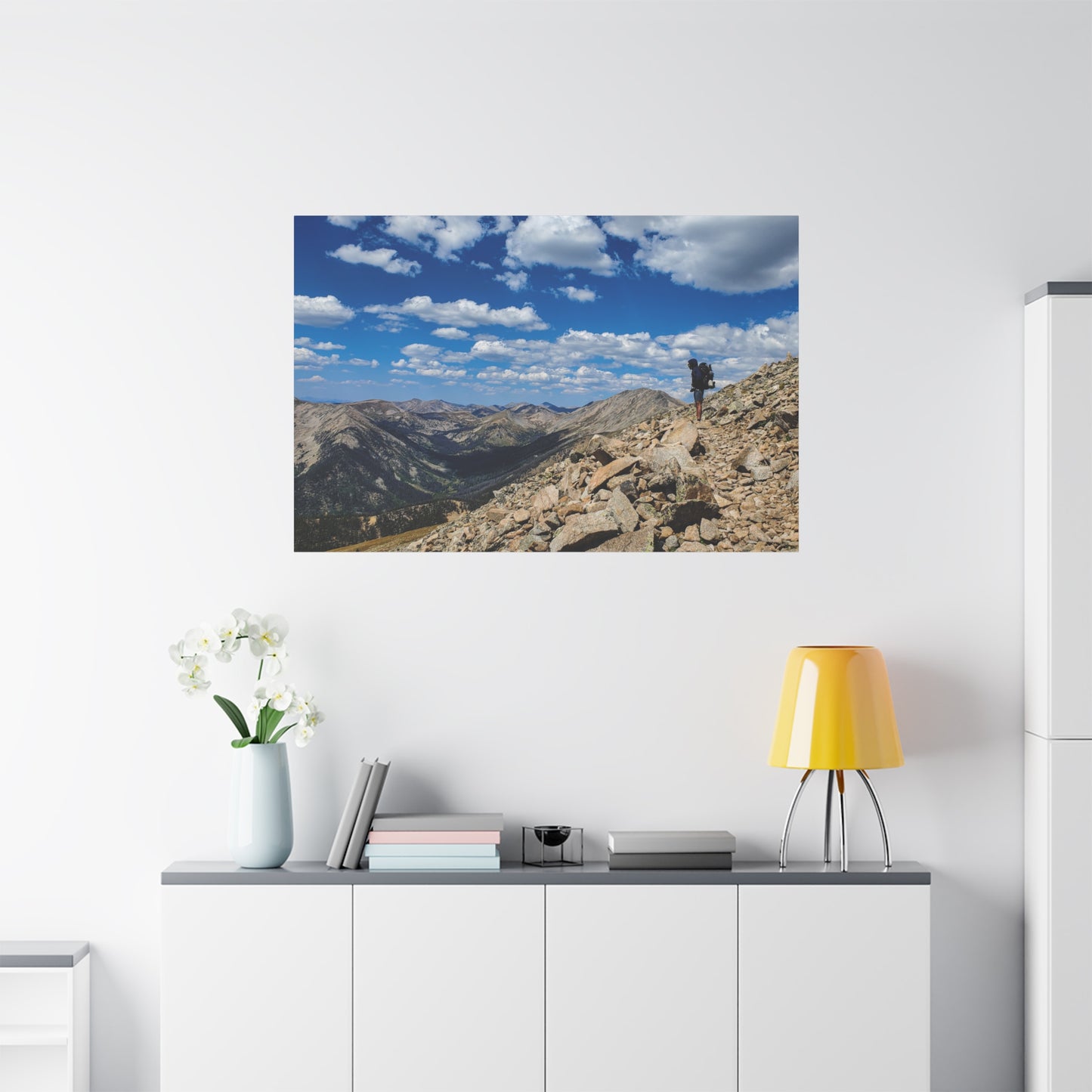 Wrapped Canvas Print - Backpacking Collegiate West