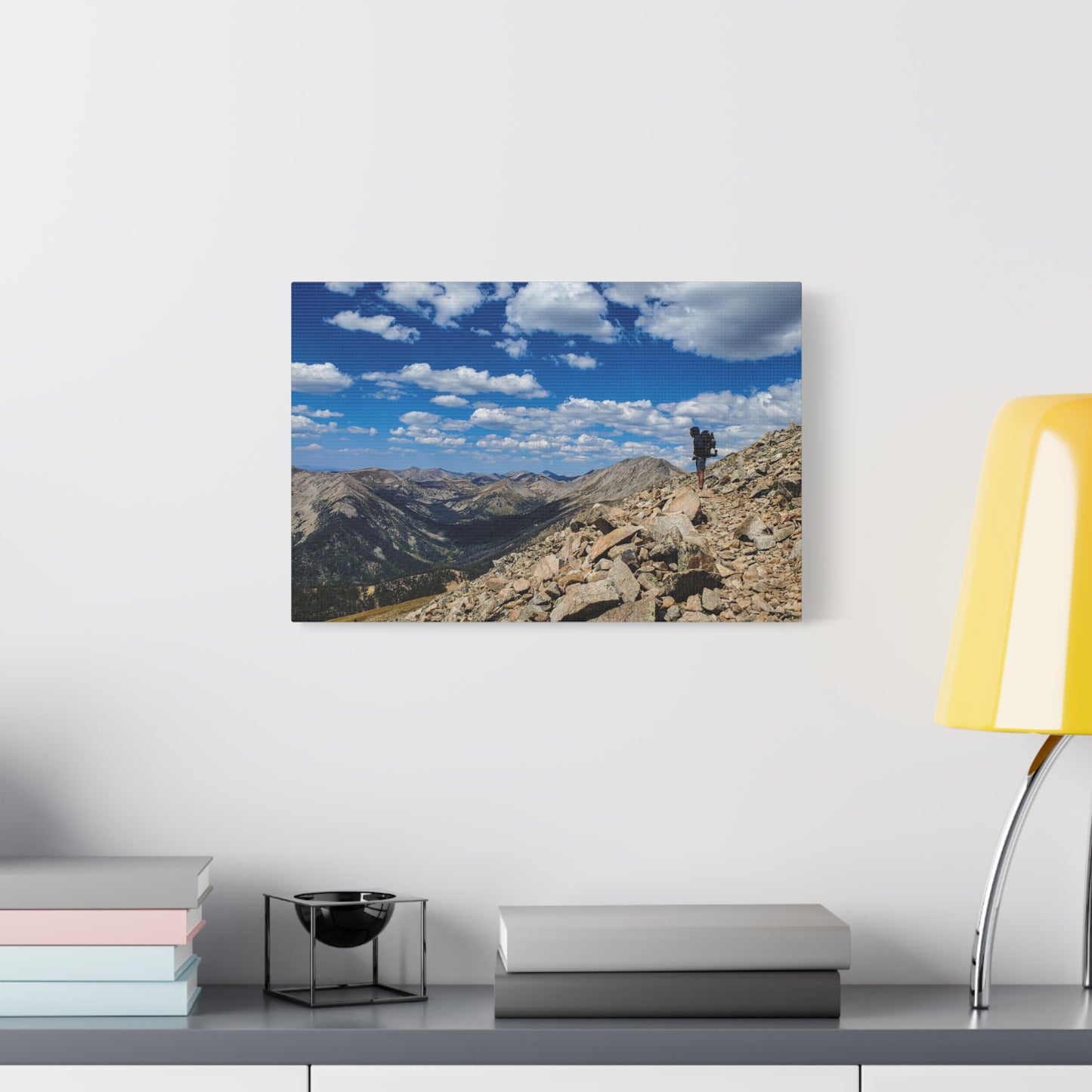 Wrapped Canvas Print - Backpacking Collegiate West