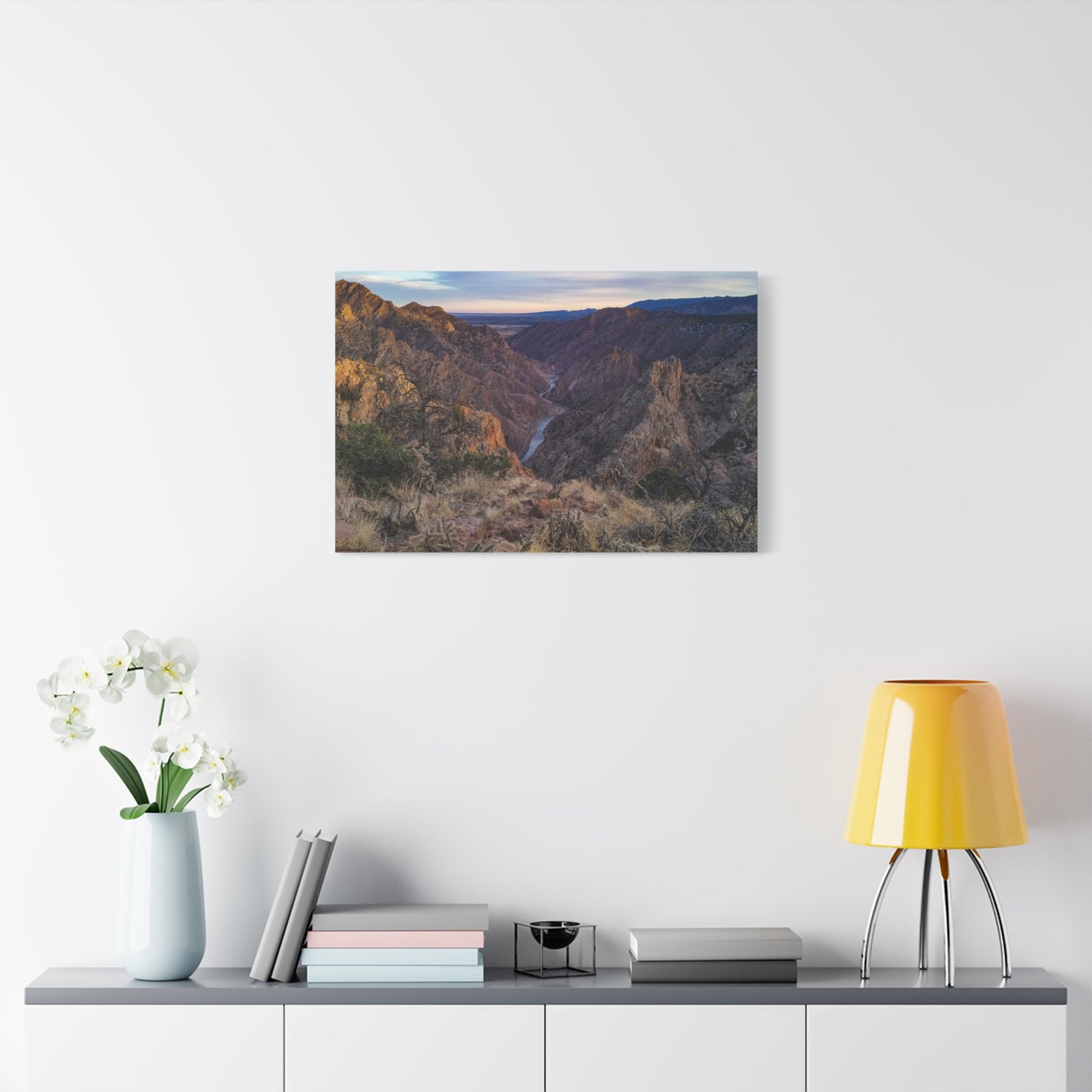 Wrapped Canvas Print - Royal Gorge, Colorado - Eastward View