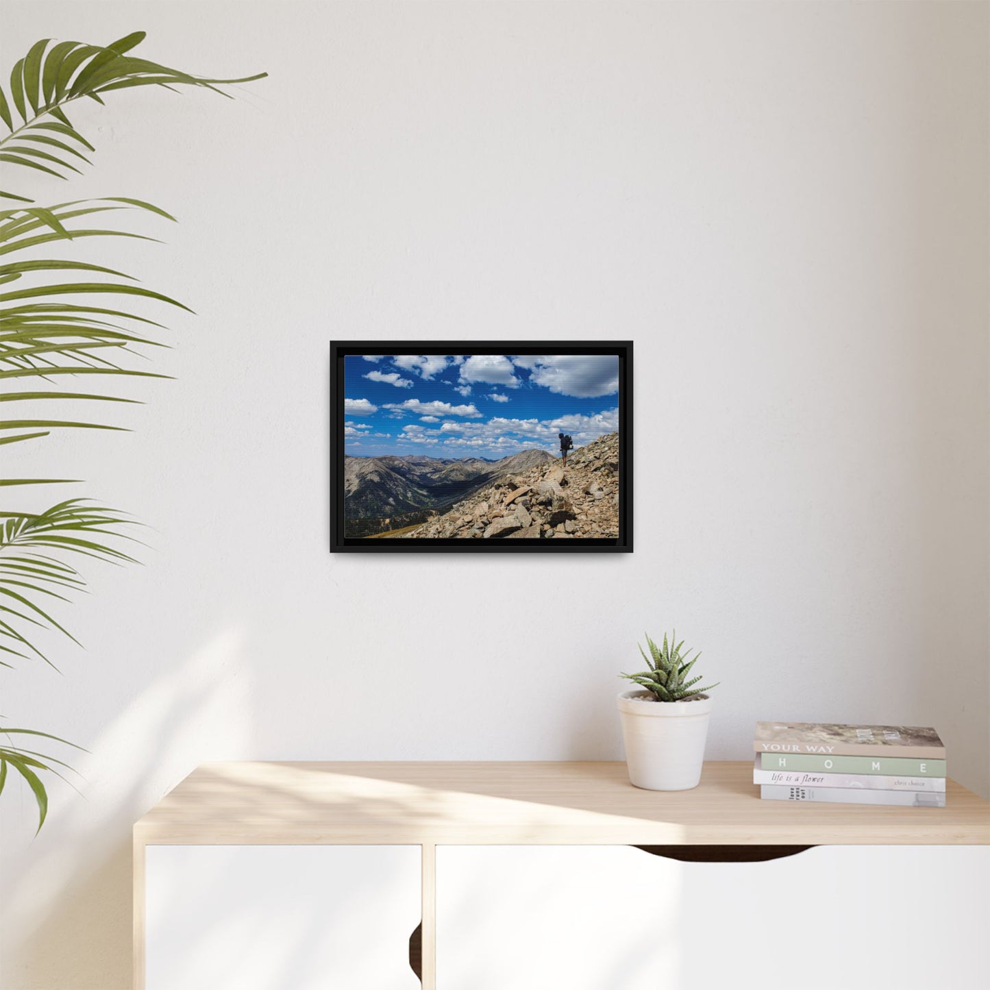 Framed Canvas Print - Backpacking Collegiate West