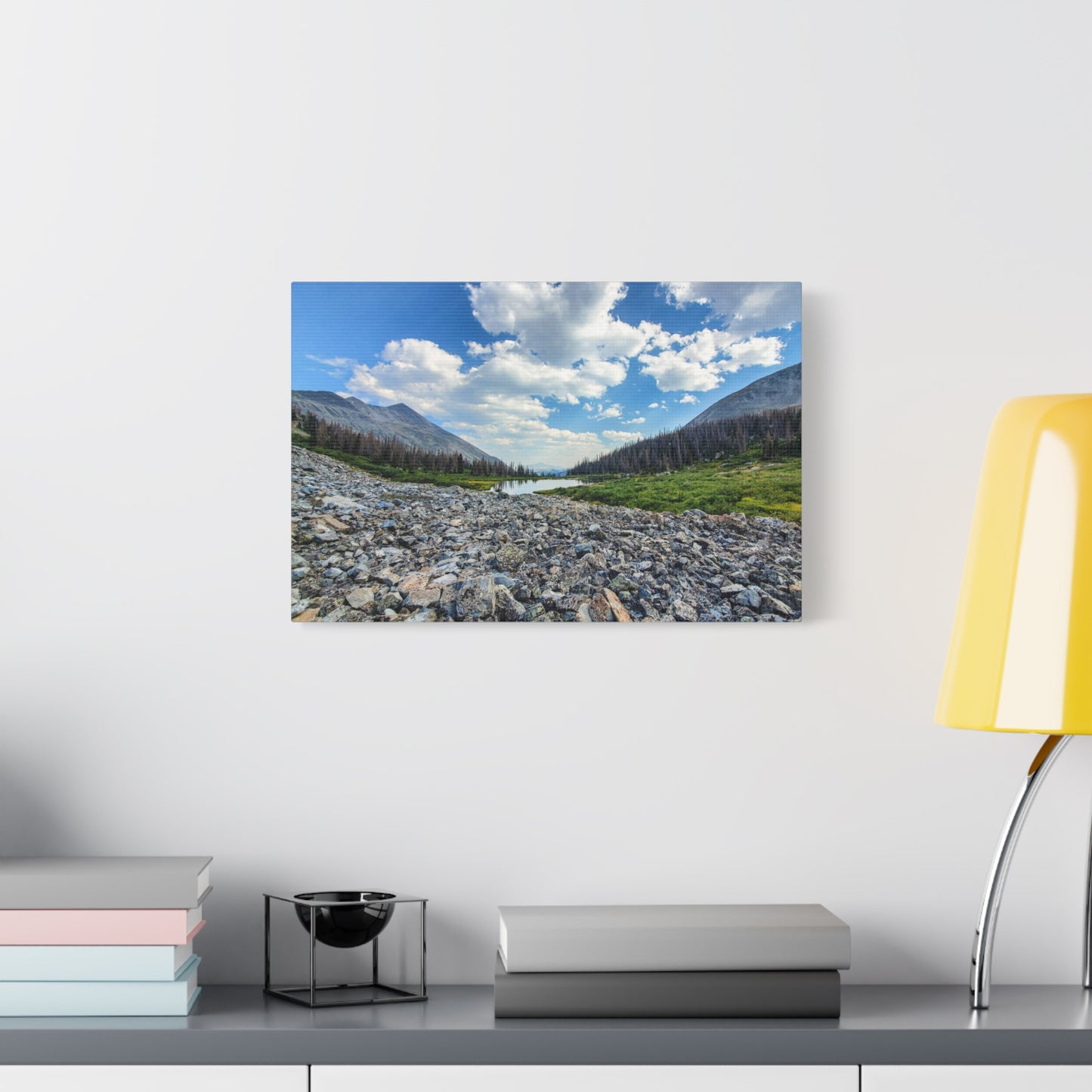 Wrapped Canvas Print - Alpine Lake Along the Colorado Trail, Collegiate West