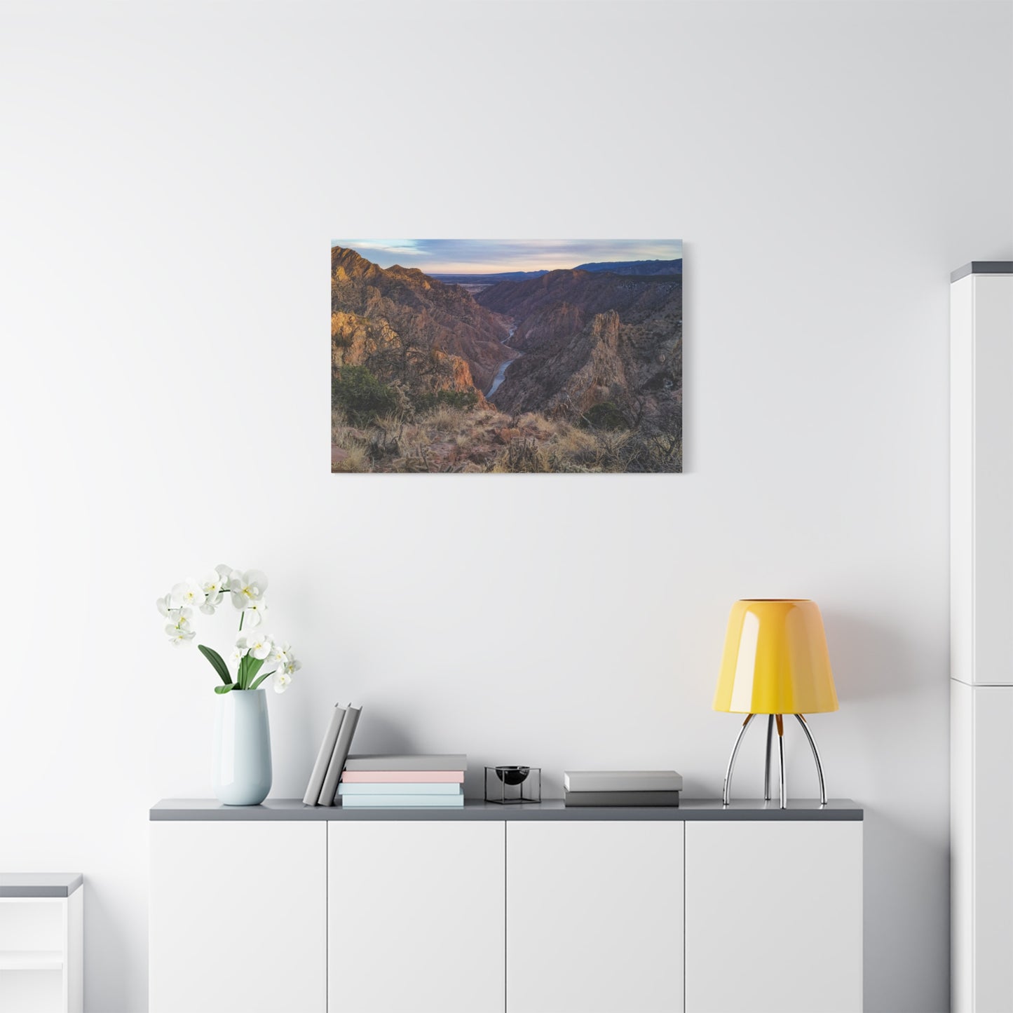 Wrapped Canvas Print - Royal Gorge, Colorado - Eastward View