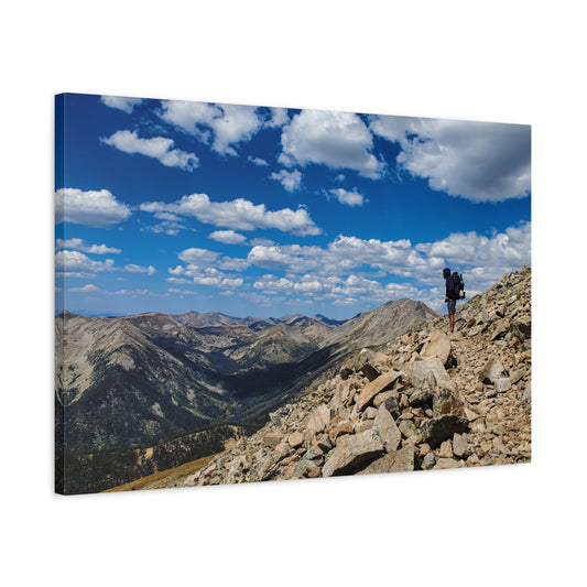 Wrapped Canvas Print - Backpacking Collegiate West
