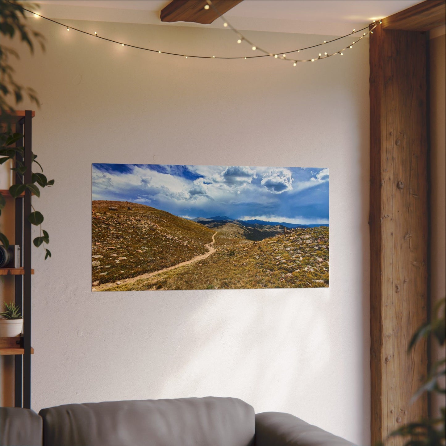 Textured Watercolor Poster - Colorado Trail - Collegiate West