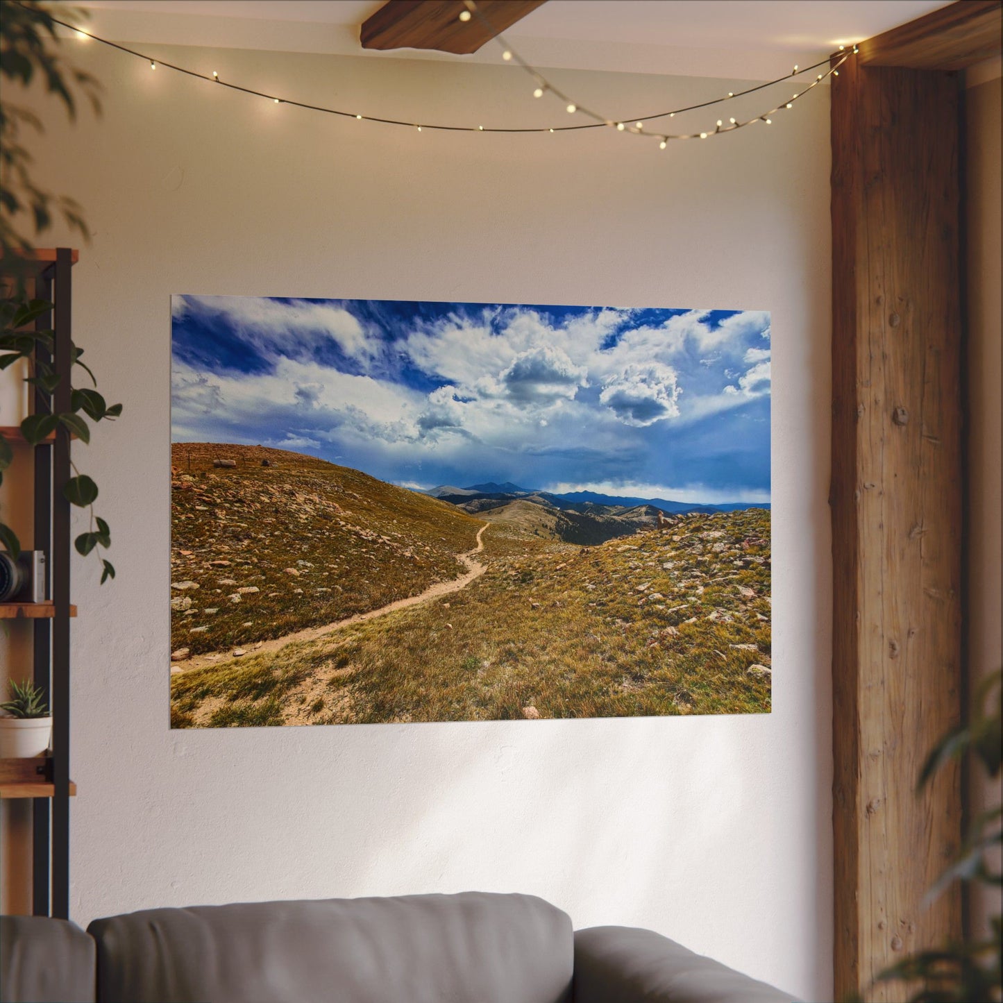Textured Watercolor Poster - Colorado Trail - Collegiate West