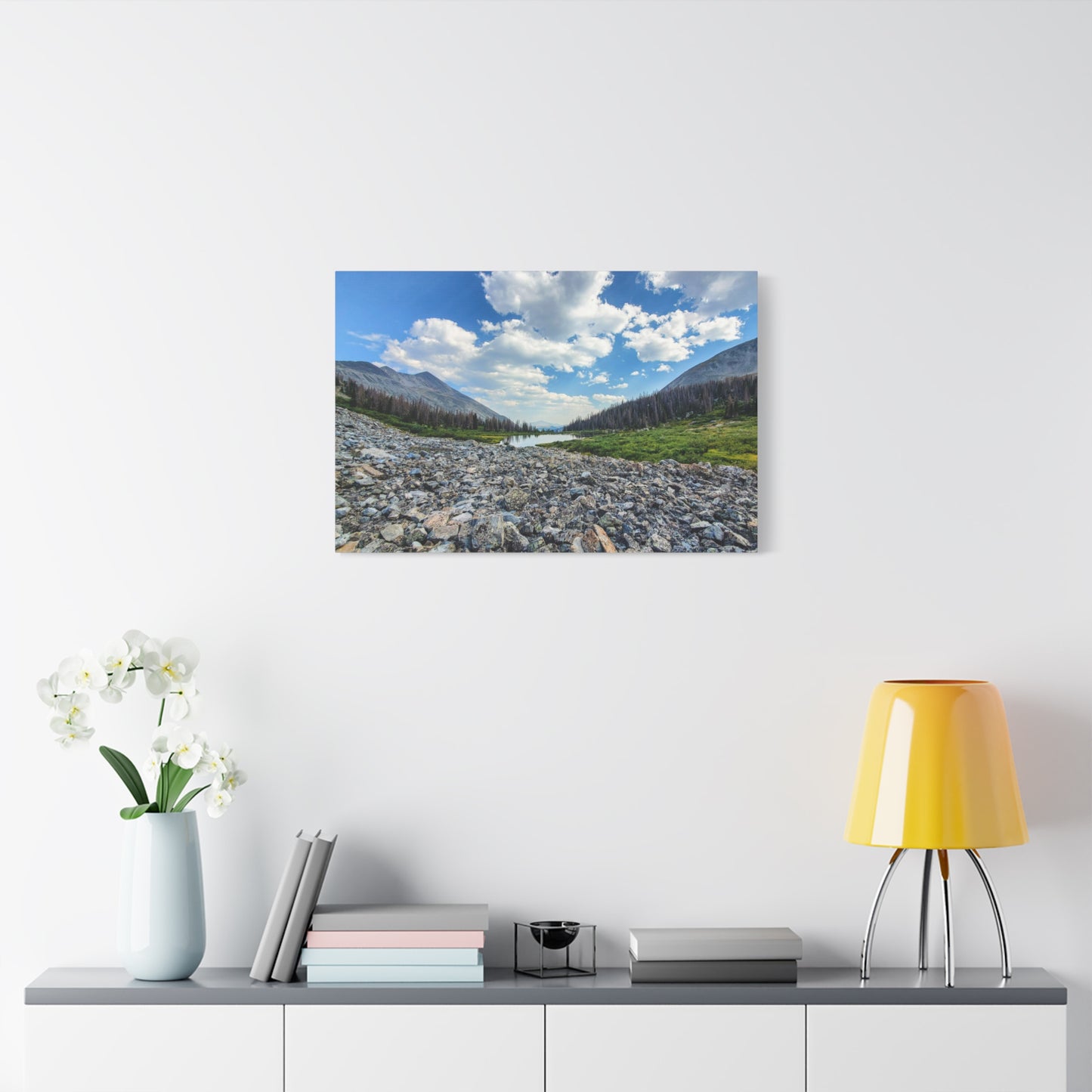 Wrapped Canvas Print - Alpine Lake Along the Colorado Trail, Collegiate West