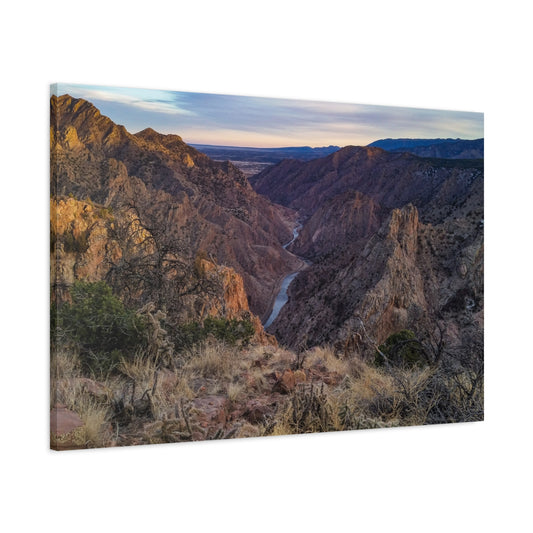 Wrapped Canvas Print - Royal Gorge, Colorado - Eastward View