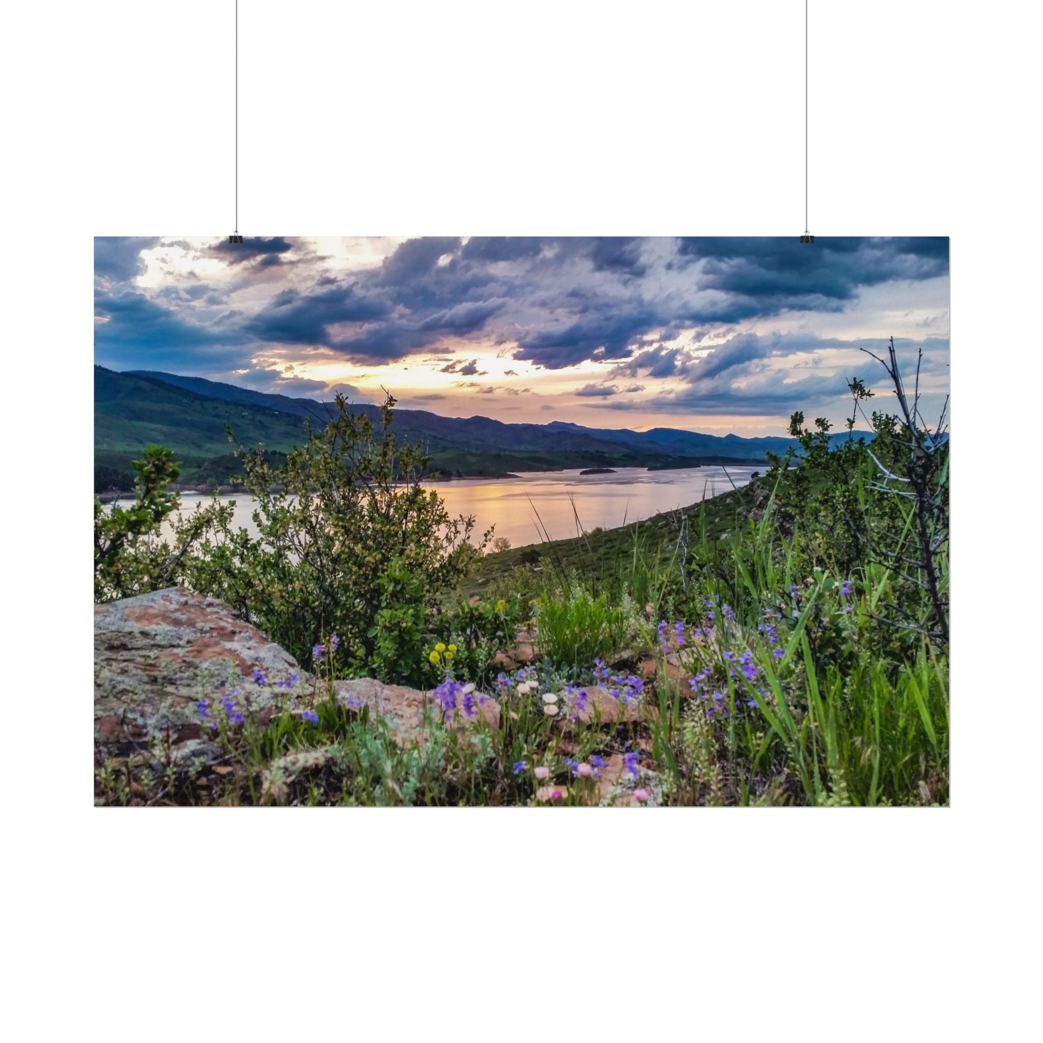 watercolor-poster-spring-sunset-reflection